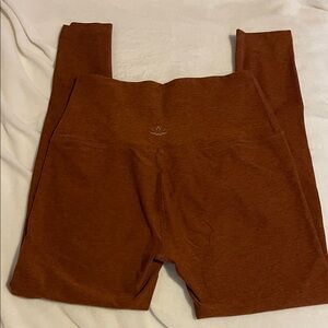 Beyond Yoga Spacedye Caught in the Midi Clove Brown Heather Leggings